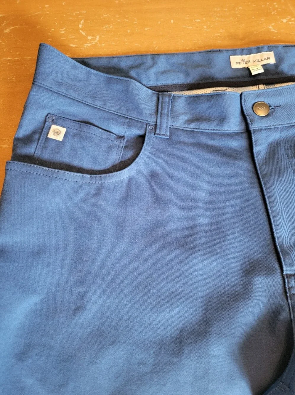 Peter Millar 36x34 EB66 Five Pocket Pant Sailor Blue EUC